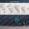 wall art sizing guide