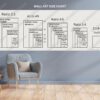 wall art sizing guide