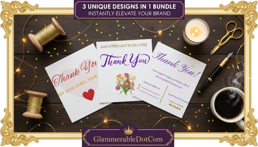 printable thank you cards for small business
